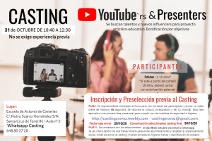 CASTING 31 OCTUBRE