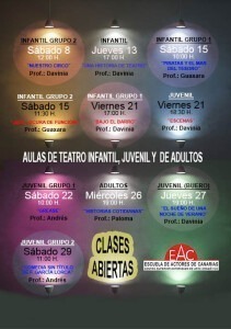 Teatro infantil y juvenil Actividades Junio peq